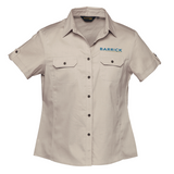 Plain Bush Shirt Ladies - Stone