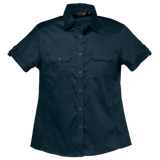 Plain Bush Shirt Ladies - Navy 4XL