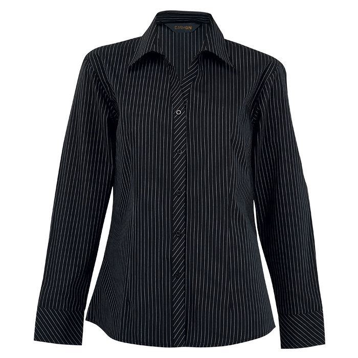 Quest Lounge Long Sleeve Ladies S Black white