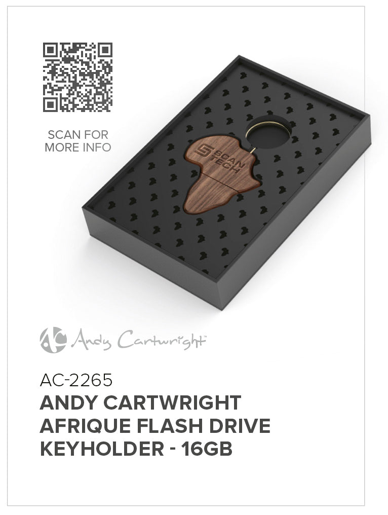 Andy Cartwright Afrique Flash Drive Keyholder - 16GB