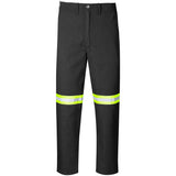 Trade Polycotton Pants - Reflective Legs - Yellow Tape BLACK