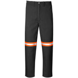 Trade Polycotton Pants - Reflective Legs - Orange Tape BLACK