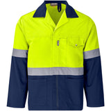 Traffic Premium Two-Tone Hi-Viz Reflective Jacket YELLOW