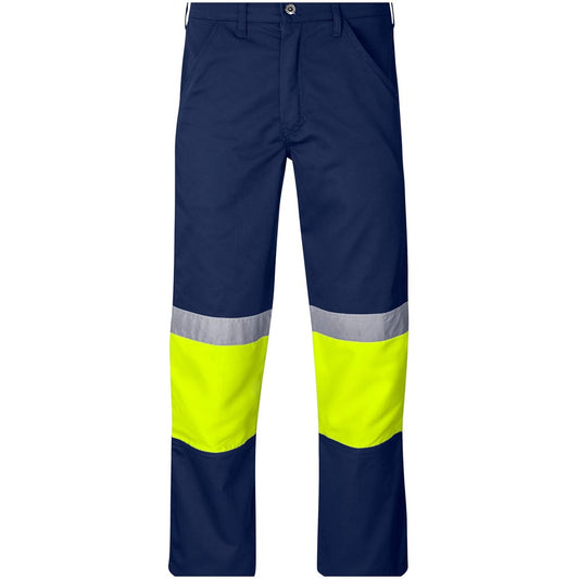 Traffic Premium Two-Tone Hi-Viz Reflective Pants YELLOW