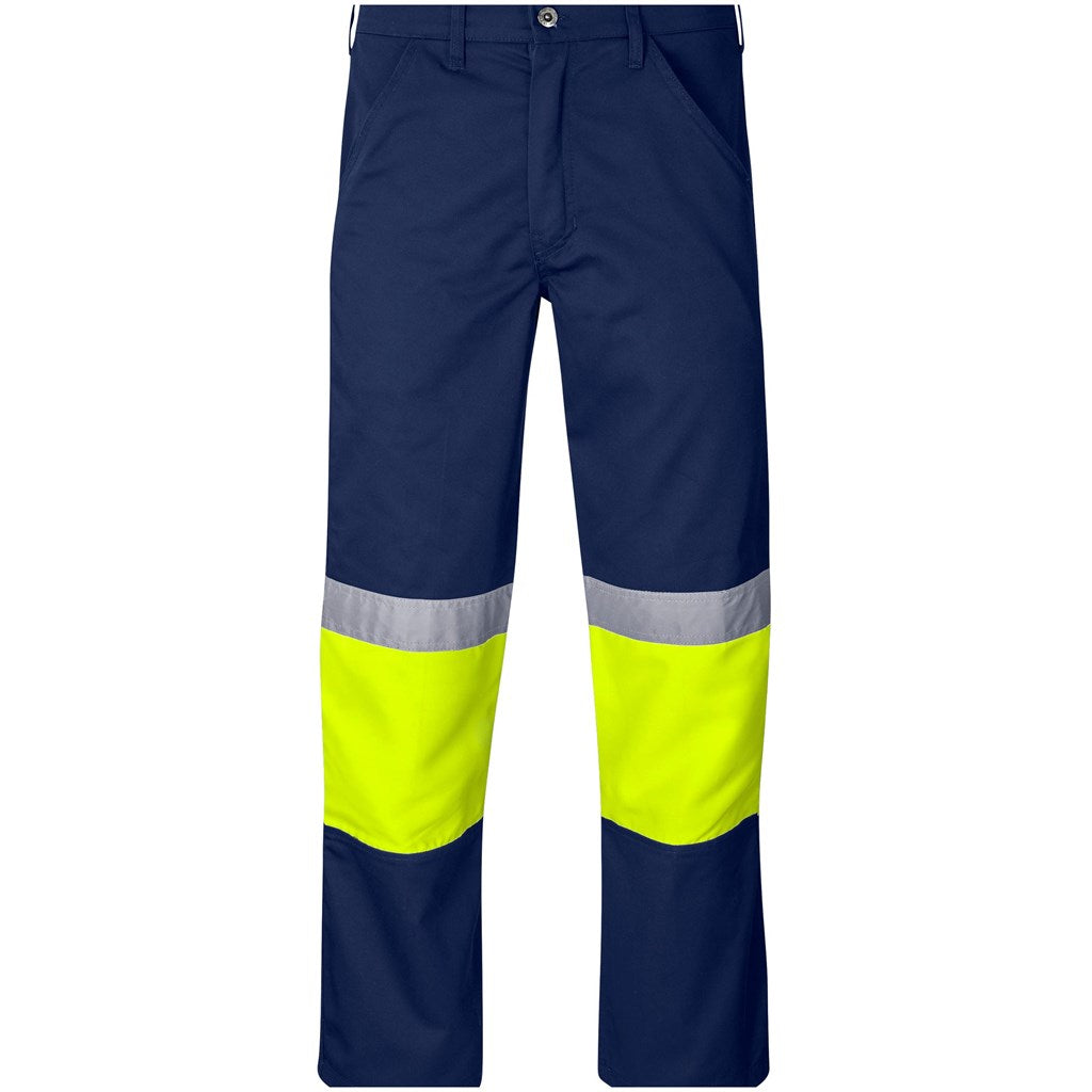 Traffic Premium Two-Tone Hi-Viz Reflective Pants YELLOW