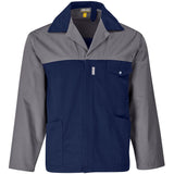 Site Premium Two-Tone Polycotton Jacket GREY