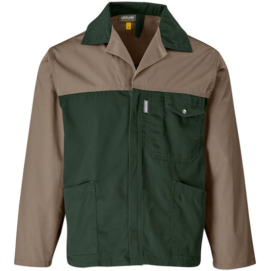 Site Premium Two-Tone Polycotton Jacket KHAKI