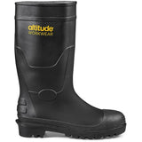 Power Gumboot Steel Toe Cap BLACK