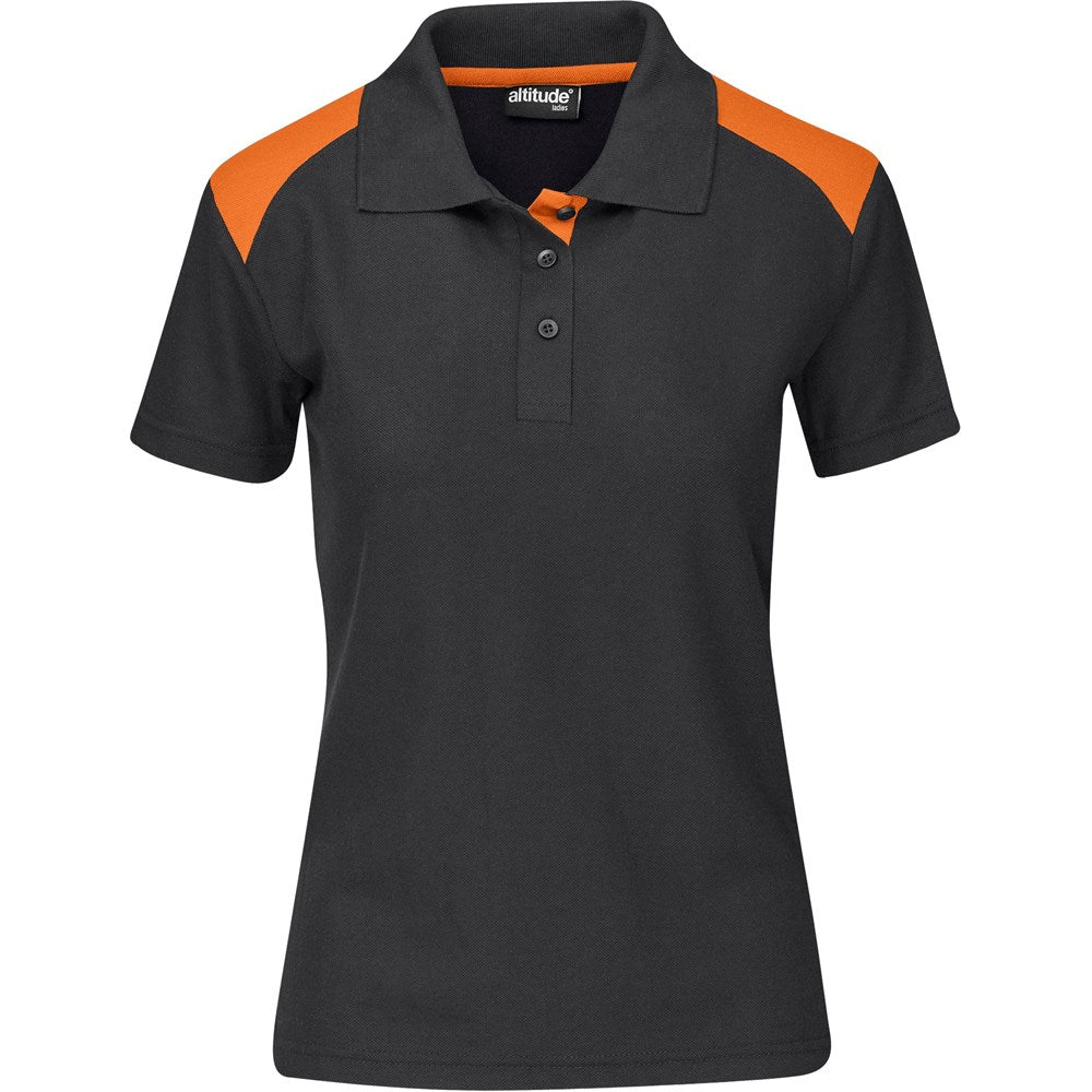 Ladies Apex Golf Shirt ORANGE