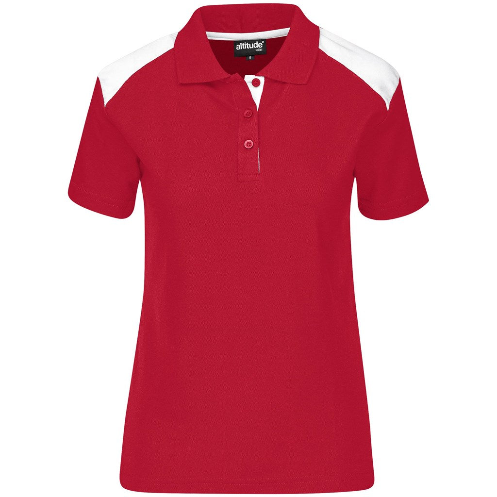 Ladies Apex Golf Shirt RED