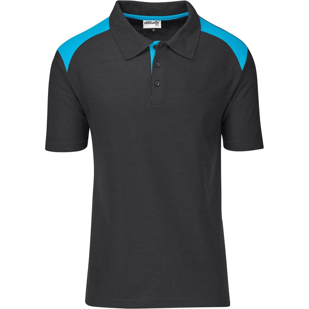 Mens Apex Golf Shirt CYAN
