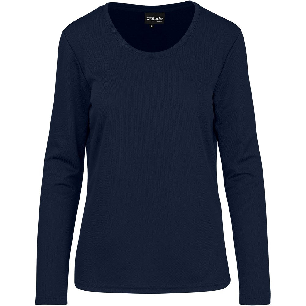 Ladies Long Sleeve All Star T-Shirt NAVY