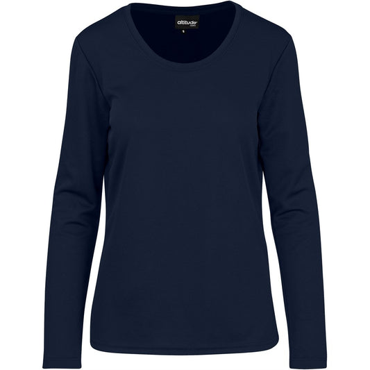 Ladies Long Sleeve All Star T-Shirt NAVY