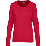 Ladies Long Sleeve All Star T-Shirt RED