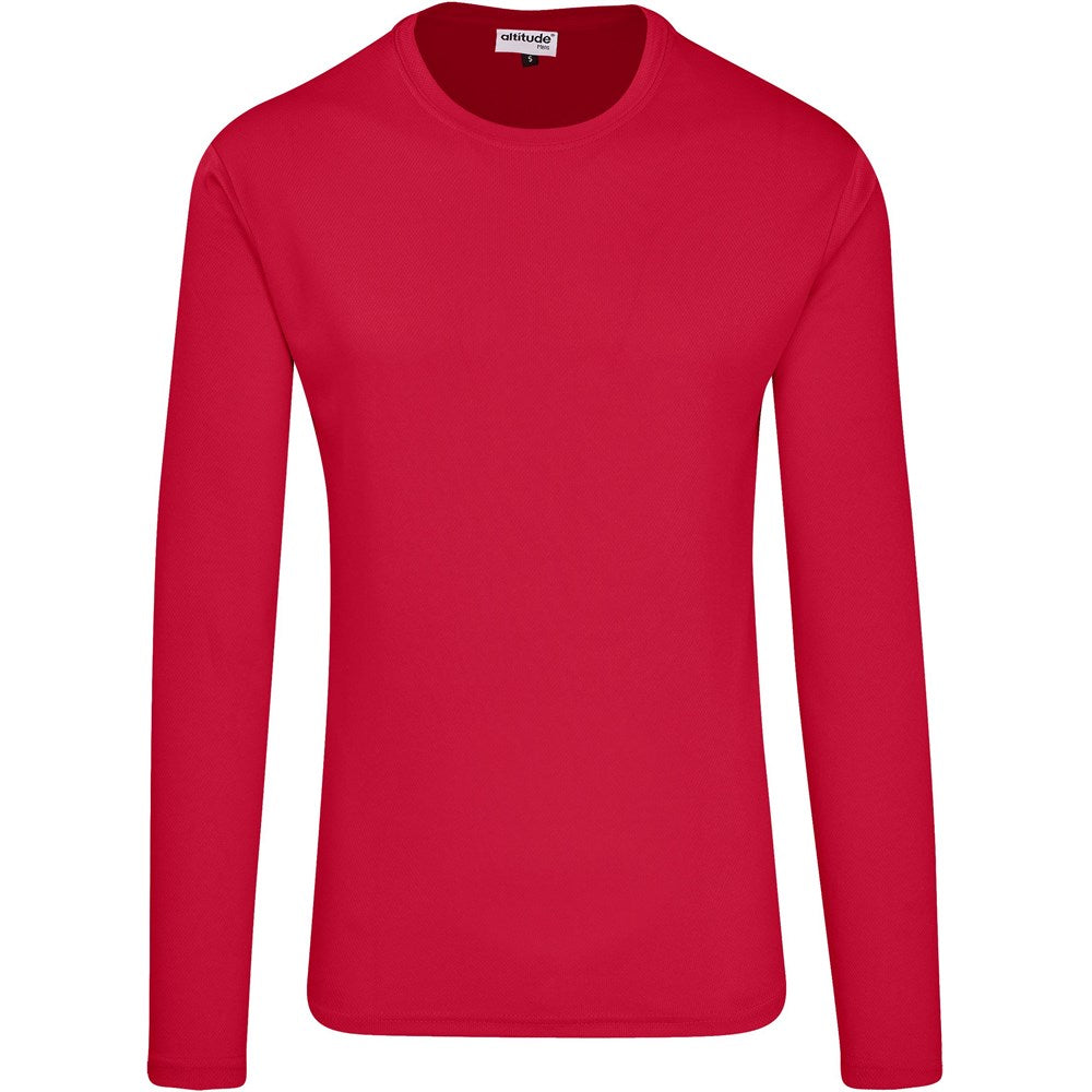 Mens Long Sleeve All Star T-Shirt RED