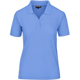 Ladies Basic Pique Golf Shirt LIGHT BLUE