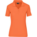 Ladies Basic Pique Golf Shirt ORANGE