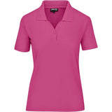 Ladies Basic Pique Golf Shirt PINK
