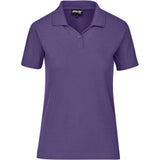 Ladies Basic Pique Golf Shirt PURPLE