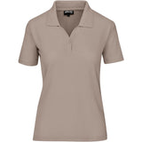 Ladies Basic Pique Golf Shirt STONE