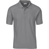 Mens Basic Pique Golf Shirt GREY