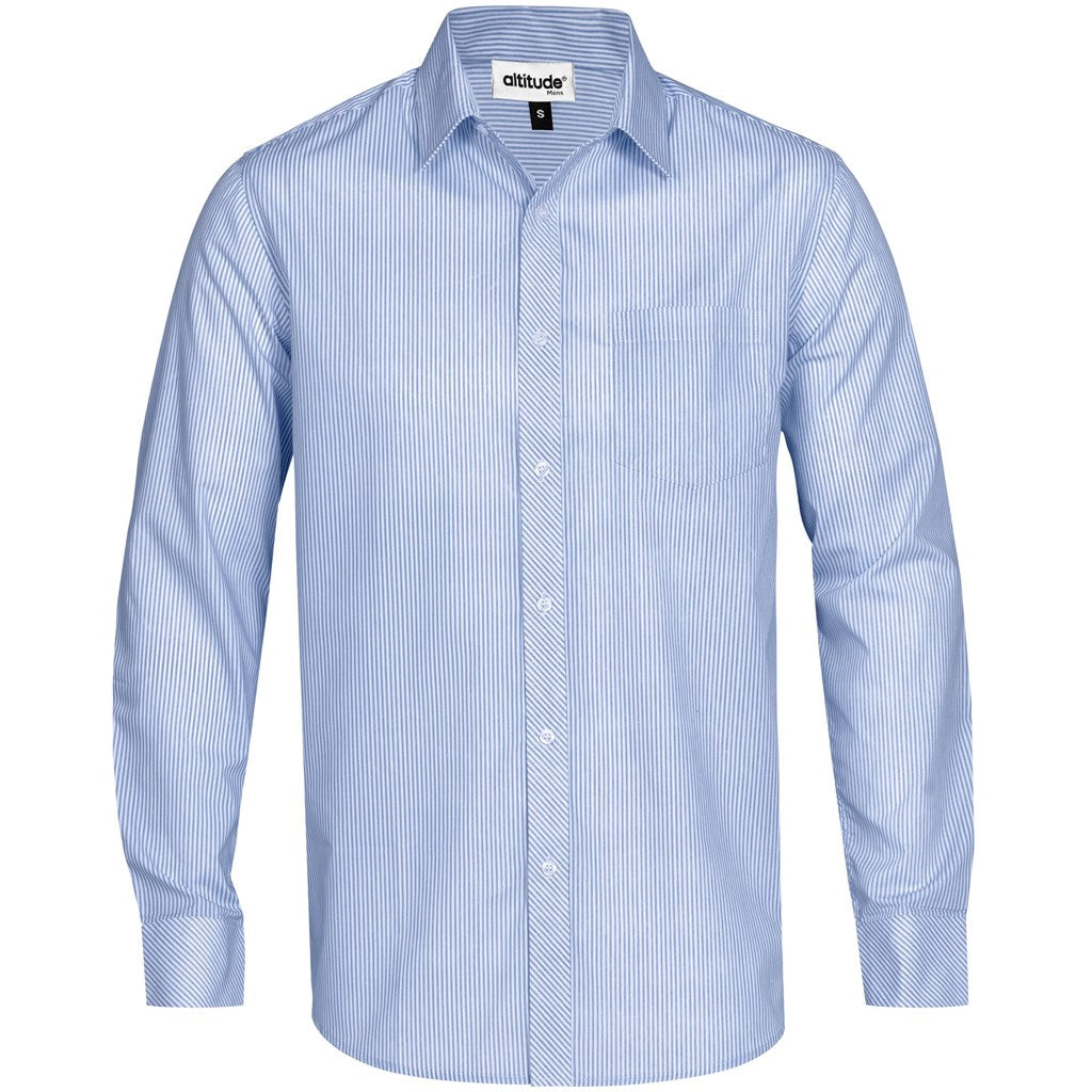 Mens Long Sleeve Birmingham Shirt - Light Blue LIGHT BLUE
