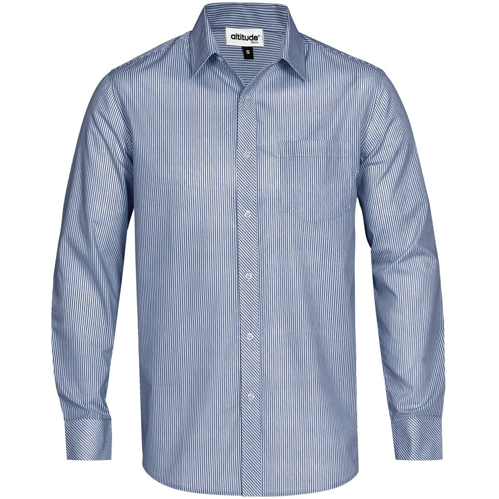 Mens Long Sleeve Birmingham Shirt - Navy NAVY