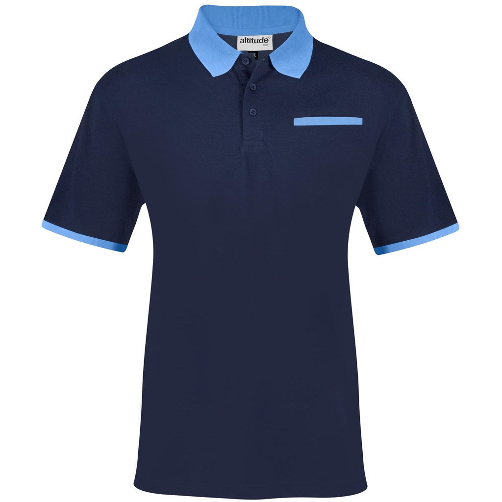 Mens Caliber Golf Shirt NAVY
