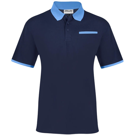 Mens Caliber Golf Shirt NAVY