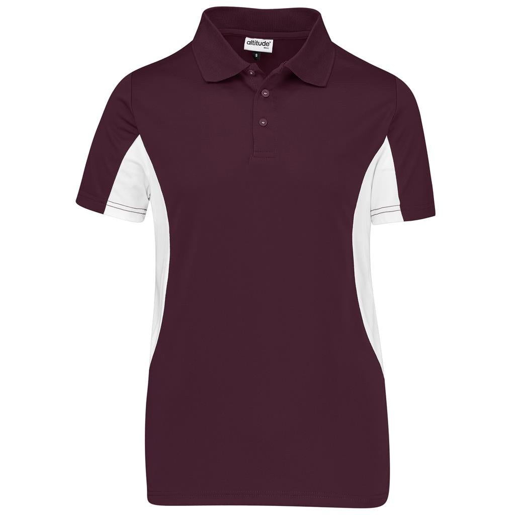 Kids Championship Golf Shirt - Maroon MAROON