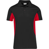 Mens Championship Golf Shirt BLACK RED