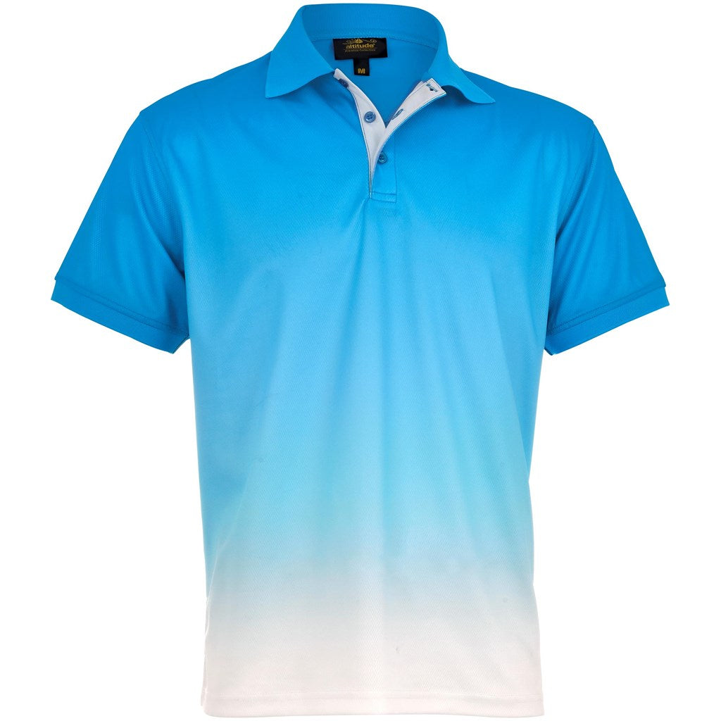 Mens Dakota Golf Shirt AQUA