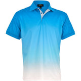 Mens Dakota Golf Shirt AQUA