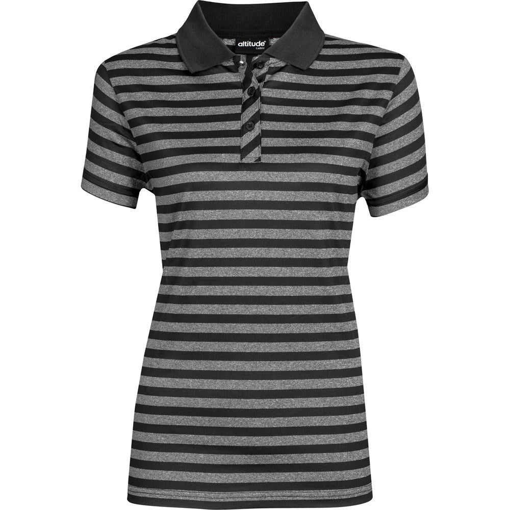 Ladies Drifter Golf Shirt - Black BLACK