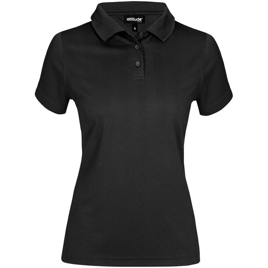 Ladies Distinct Golf Shirt BLACK