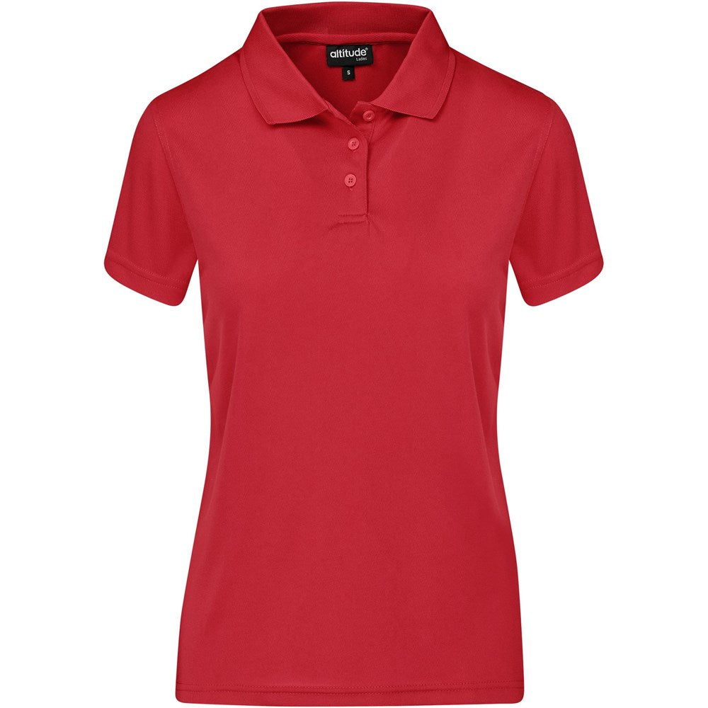Ladies Distinct Golf Shirt RED