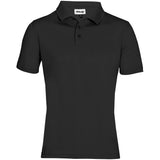 Mens Distinct Golf Shirt BLACK