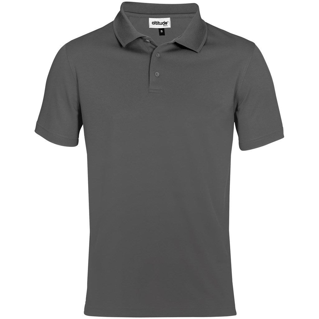 Mens Distinct Golf Shirt GREY
