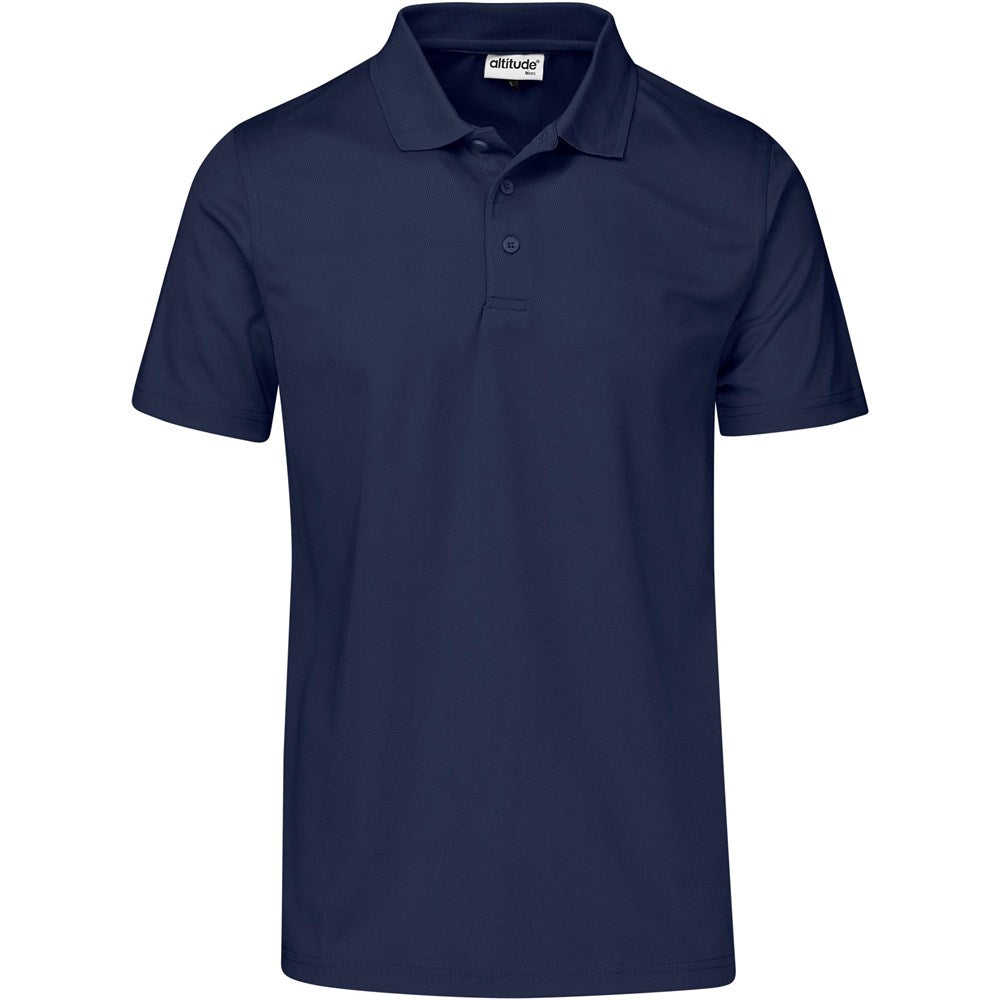 Mens Distinct Golf Shirt NAVY