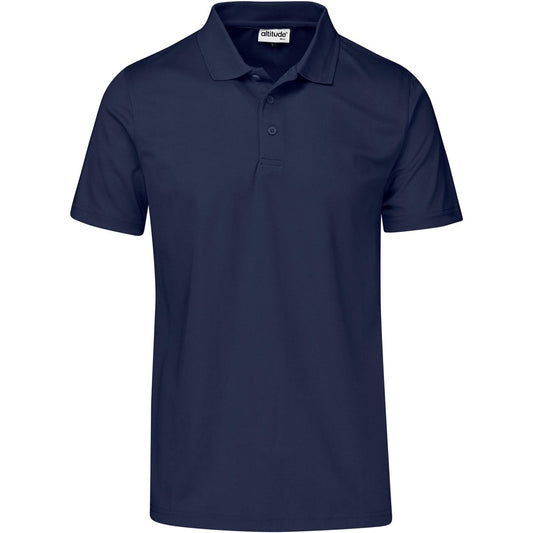 Mens Distinct Golf Shirt NAVY