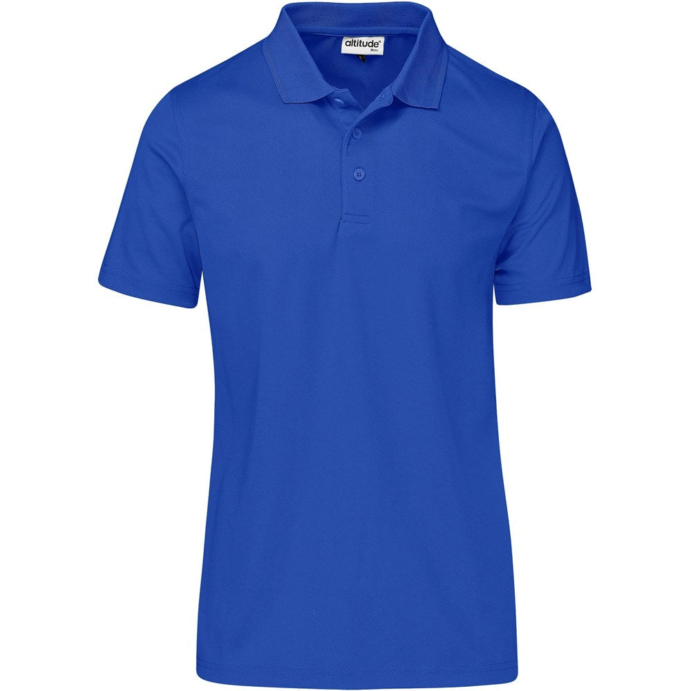 Mens Distinct Golf Shirt ROYAL BLUE