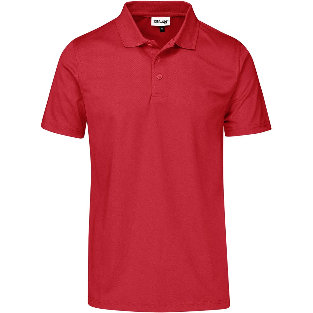 Mens Distinct Golf Shirt RED