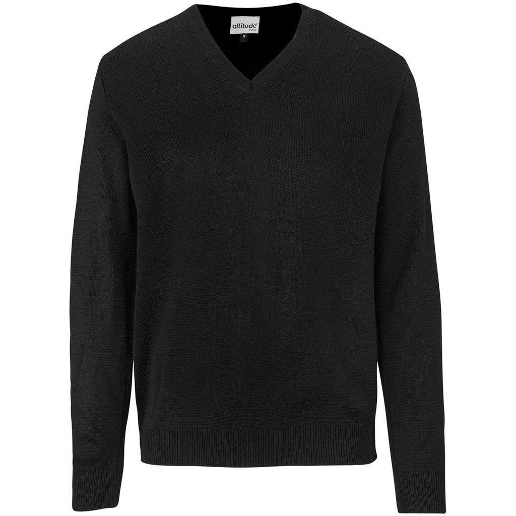 Mens Heavyweight Ecuador V-Neck Jersey BLACK