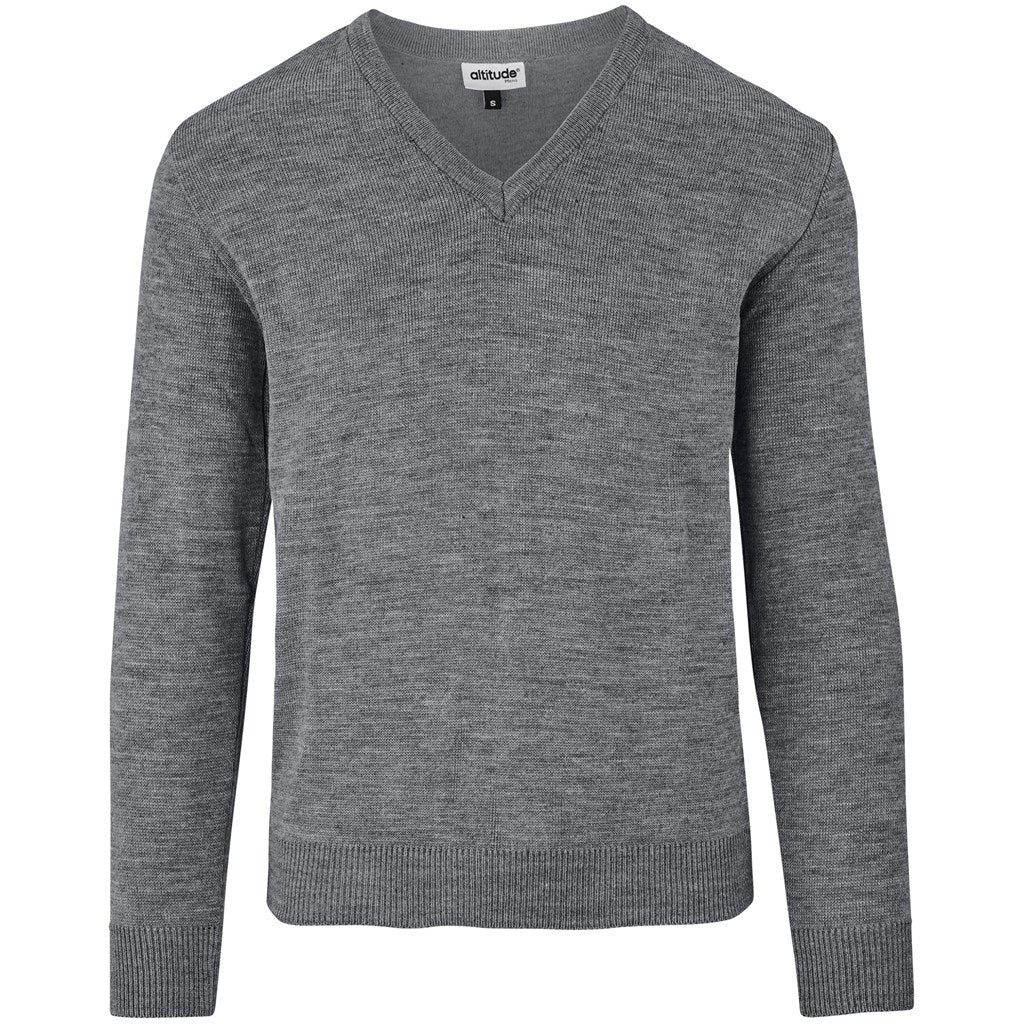 Mens Heavyweight Ecuador V-Neck Jersey GREY