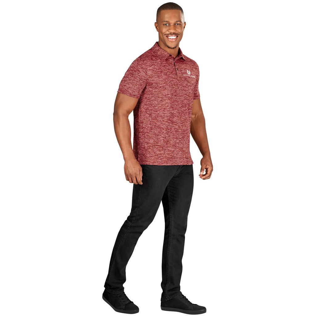 Mens Echo Golf Shirt - Red