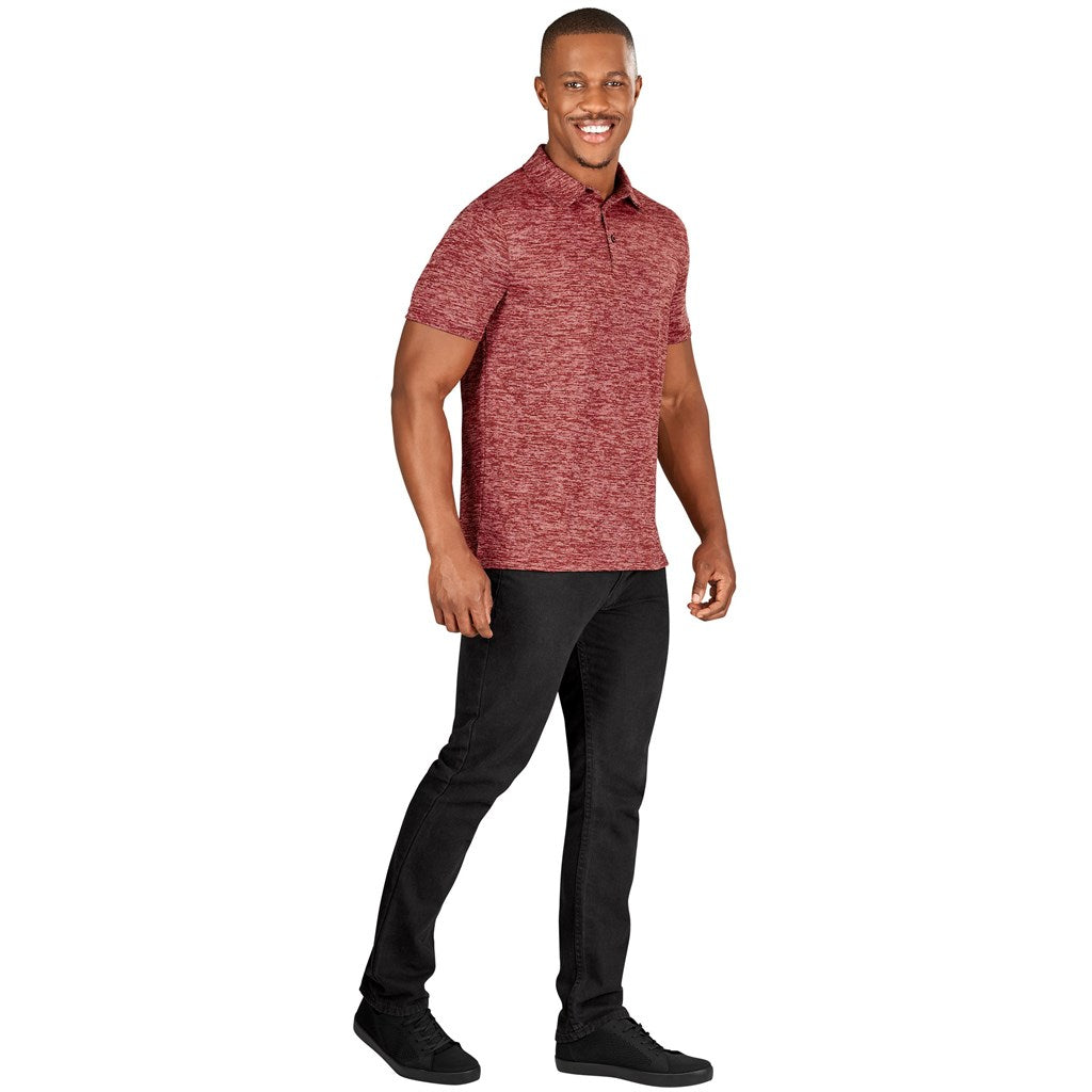 Mens Echo Golf Shirt - Red