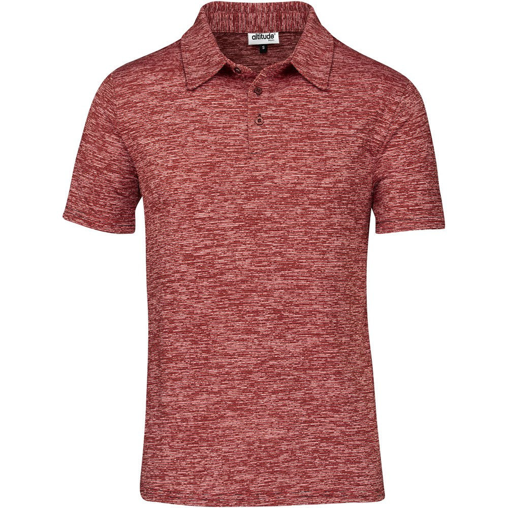 Mens Echo Golf Shirt - Red RED