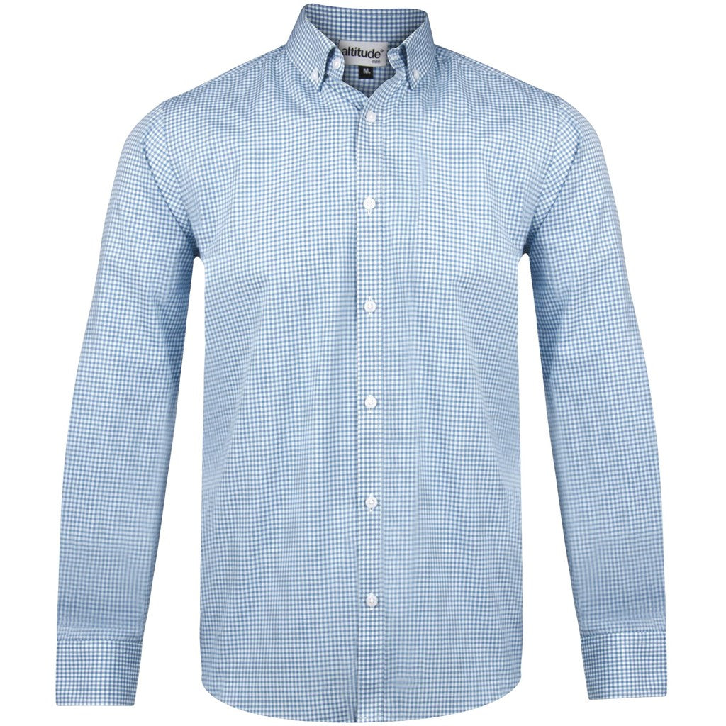 Mens Long Sleeve Edinburgh Shirt - Blue BLUE