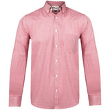 Mens Long Sleeve Edinburgh Shirt - Red RED