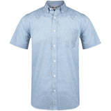 Mens Short Sleeve Edinburgh Shirt - Blue BLUE